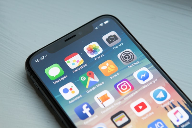Person browsing on a smartphone